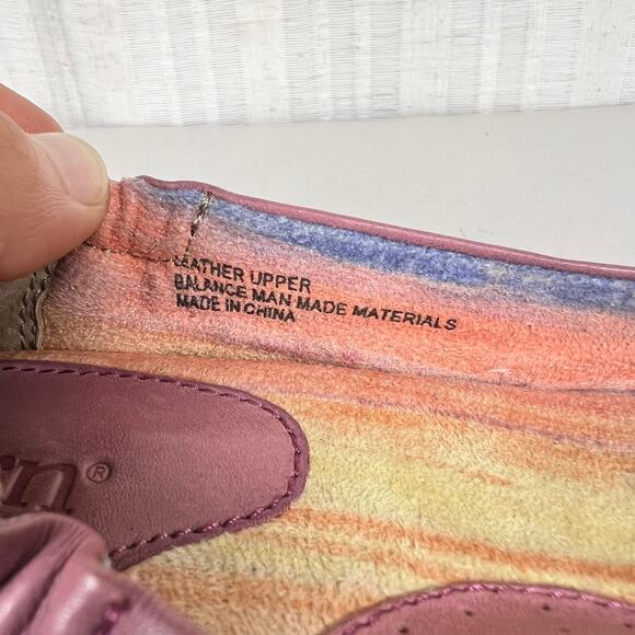 Born Lavender Pink Purple Leather Adorned Ballet Flats Size 6.5/37 - Picture 8 of 8